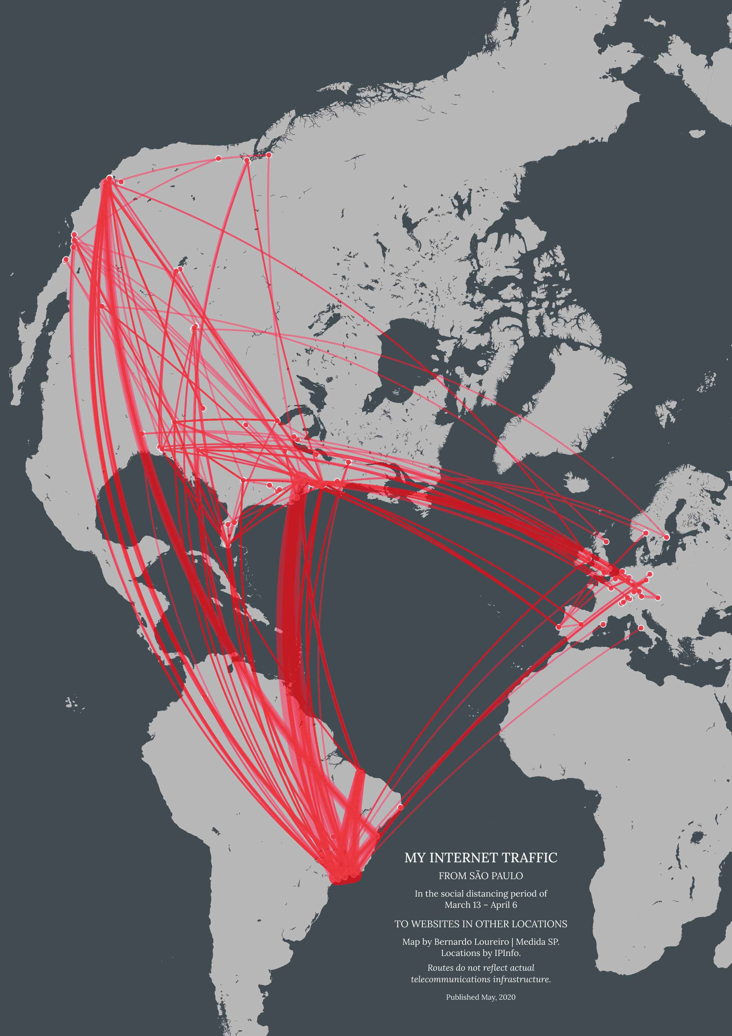 Personal Web Traffic Map